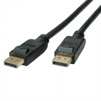ROLINE - Cable DisplayPort - DisplayPort (M) a DisplayPort (M) - DisplayPort 1.4 - 1 m - Compatible con 4K - Negro (11.04.5810)