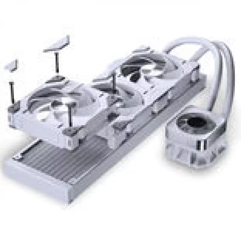 Refrigeración líquida todo en uno para CPU PHANTEKS Glacier One 360D30 X2 DRGB 360 mm blanca
