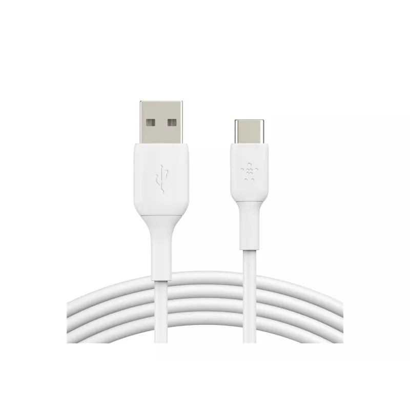 Cable USB Belkin CAB001BT2MWH 2 m USB-A a USB-C blanco