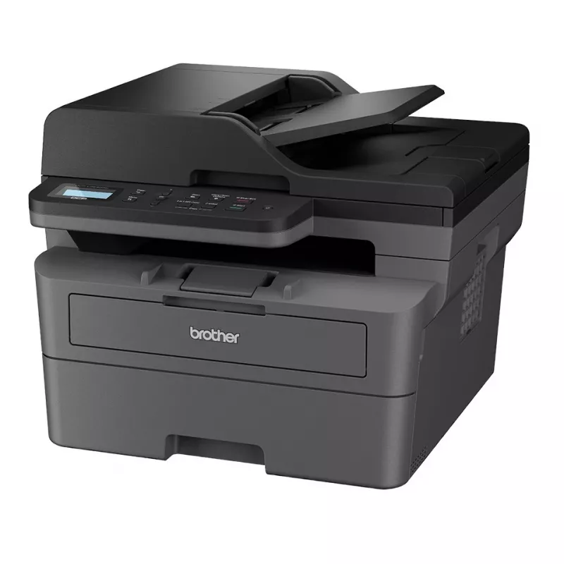Impresora láser multifunción Brother DCP-L2640DN — monocromo, 34 ppm, dúplex, alimentador de originales de 50 hojas, bandeja de papel de 250+1 hojas, 1200x1200 DPI