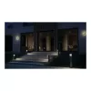 Lámpara de pared exterior Steinel L 845 SC, LED no reemplazable 9 W, antracita, aluminio/plástico, 160°/5 m