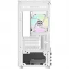 Caja de PC Micro Tower THERMALTAKE View 170 WS ARGB Snow — Micro ATX, blanca, 2x120mm lateral, 1x120mm trasero, fuente de alimentación abajo, compatible con 2,5 pulgadas/3,5 pulgadas
