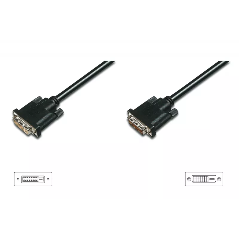 DIGITUS ASSMANN - Cable alargador DVI - Dual Link - DVI-D (H)