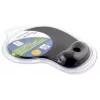 Alfombrilla de ratón ESPERANZA EA137K, negra, con reposamuñecas de gel, base antideslizante, uso universal