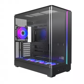 Caja de PC Montech KING 45 PRO negra — micro ATX / Mini-ITX, Midi Tower