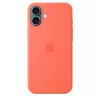 iPhone 16 Plus funda de silicona con MagSafe - mandarina
