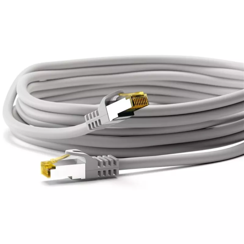 Cable de parcheo Ethernet Wentronic 91585 gris