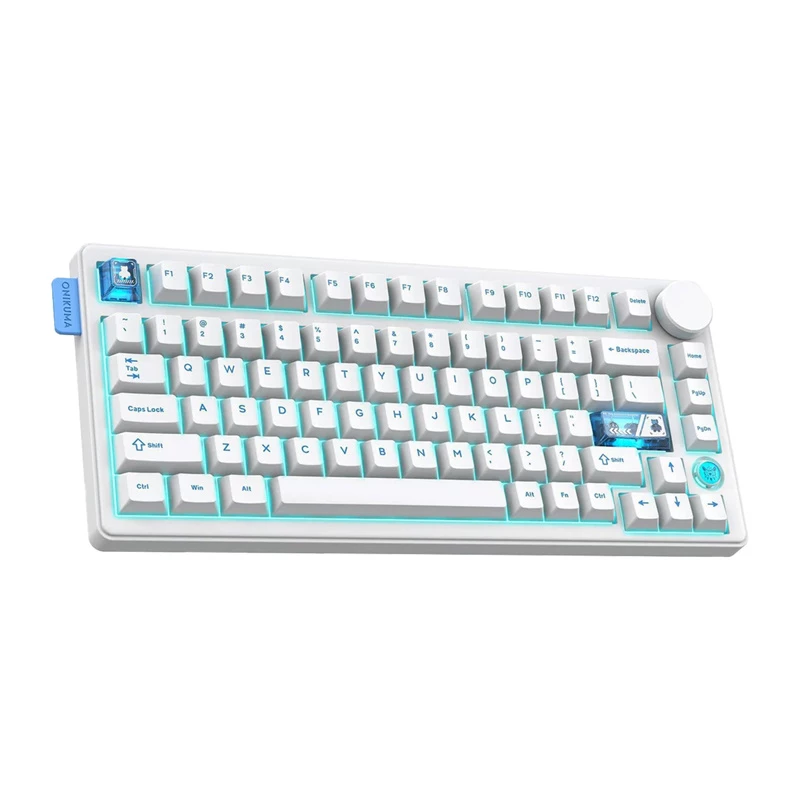 ONIKUMA MT706 teclado, blanco, QWERTY