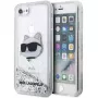 Karl Lagerfeld | Funda original IPHONE SE 2022/SE 2020/7/8 Karl Lagerfeld carcasa rígida brillo Choupette Head (KLHCI8LNCHCS)