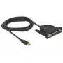 Cable paralelo DeLOCK 62980 negro 1,8 m