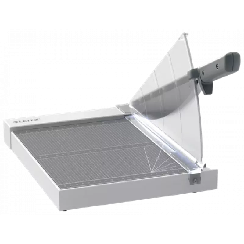Cortapapeles Leitz Precision Home Office A4, 10 hojas, sujeción manual, acero inoxidable, A4, 80 g/m², antracita