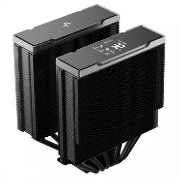 Disipador de aire DeepCool AK620 G2 Digital NYX, ventilador de 120 mm, presión de aire máx. 2,78 mmH2O, 144 × 127 × 159 mm, negro