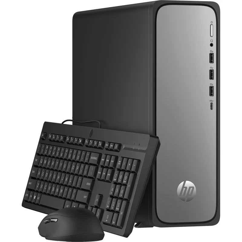 HP OmniDesk S03-0053ng - Sobremesa slim - Core i5 i5-14400 / 2.5 GHz - RAM 16 GB - SSD 512 GB - NVMe - UHD Graphics 730 - Wi-Fi 6, Bluetooth, 1GbE - Wi-Fi: 802.11a/b/g/n/ac/ax, Bluetooth