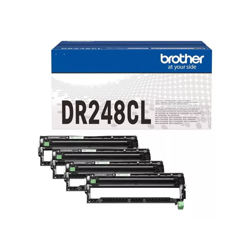 Brother DR-248CL Tambor de impresora original 4 unidades multipack