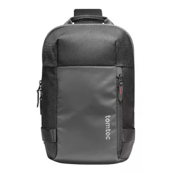 Bandolera Tomtoc Navigator-T24 S — negra, compacta para el día a día