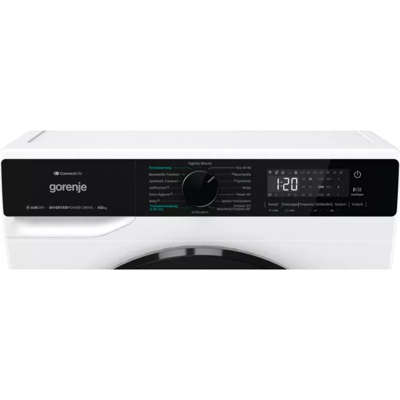 Gorenje WD2PA854ADW/AT Lavadora secadora independiente carga frontal Blanco D