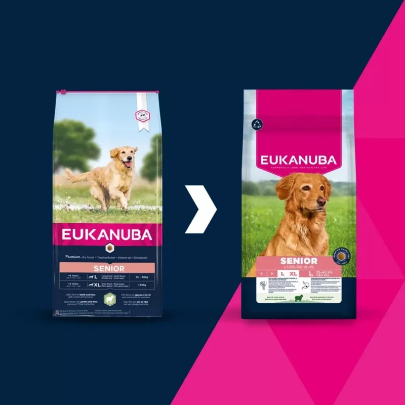 Eukanuba Senior L XL Rich in lamb & rice comida seca para perros 12 kg