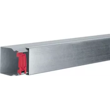 Hager LFS600600VERZ canaleta eléctrica (L x An x Al) 2000 x 60 x 60 mm 1 ud. galvanizada (LFS600600VERZ)