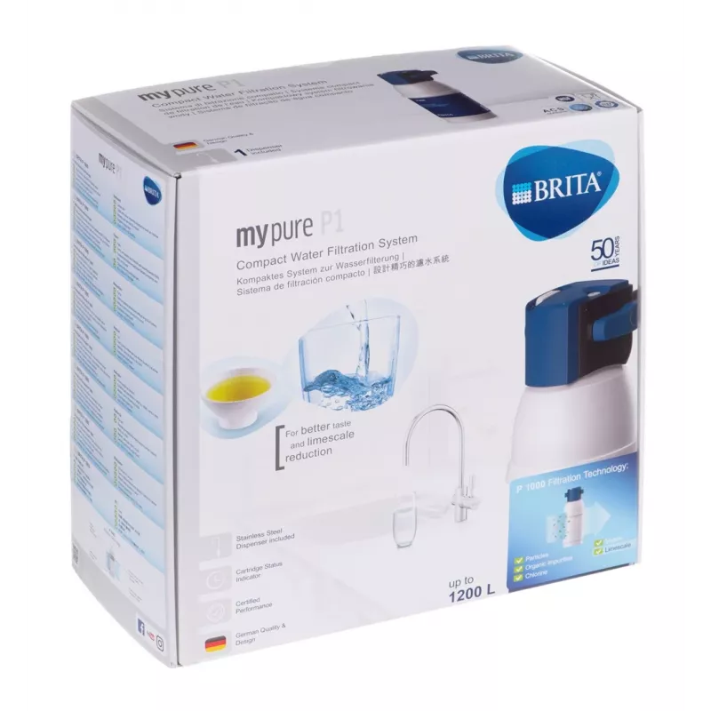 Brita Mypure P1+grifo 1 Sistema de filtrado de agua compacto