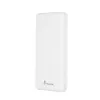 Batería portátil Extralink EPB-078W 10000 mAh blanca, USB-C, salida de 10 W, carga hasta 2 dispositivos