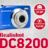 Agfa Photo DC8200 Azul + Funda + tarjeta SD 16 GB