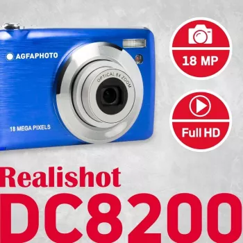 Agfa Photo DC8200 Azul + Funda + tarjeta SD 16 GB