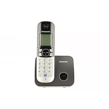 Panasonic KX-TG6811 Teléfono DECT con identificador de llamadas negro