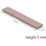 Almohadilla térmica DeLOCK 18484 3 W/m·K rosa 20x120x3 mm