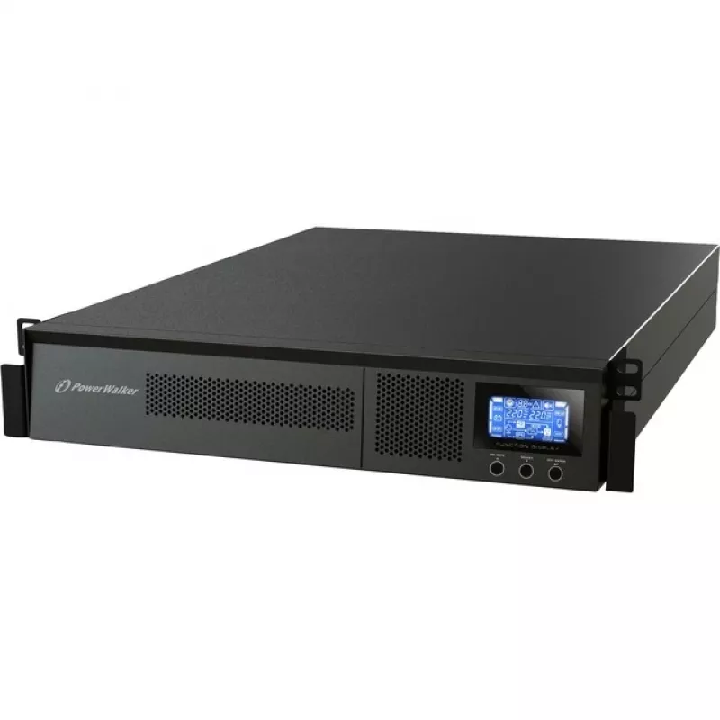 Bluewalker PowerWalker VFI 1000RM LCD - SAI - 800 vatios - 1000 VA 7 Ah - RS-232, USB - 8 tomas de salida - 2U - 48,3 cm (19) (10120144)