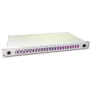 Caja de empalme de fibra óptica Lightwin, 48 fibras, 24x DLC Multimodo, 50/125µm OM4 cajas de empalme con pigtail (SPBOX 48G50 OM4 DLC)