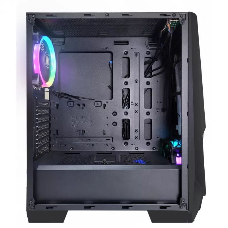 Xilence Xilent Blast X505.ARGB Caja de PC gaming, torre media ATX RGB, negra (XG141)