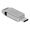 Memoria flash USB DeLOCK 128 GB USB-C Type-A modelo giratorio