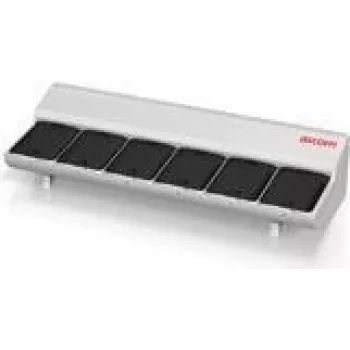 ASCOM estación de carga de batería compatible con 6x baterías de smartphone Myco 3 - en blanco (CR8-AAAA)