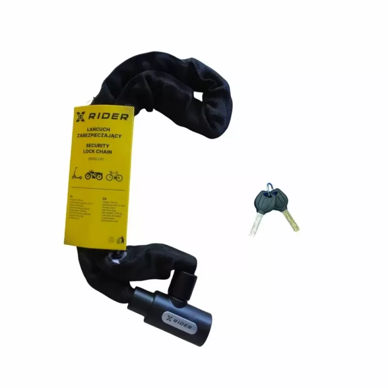 Candado de cadena para bicicleta MANTA XR00LC01 6x900mm