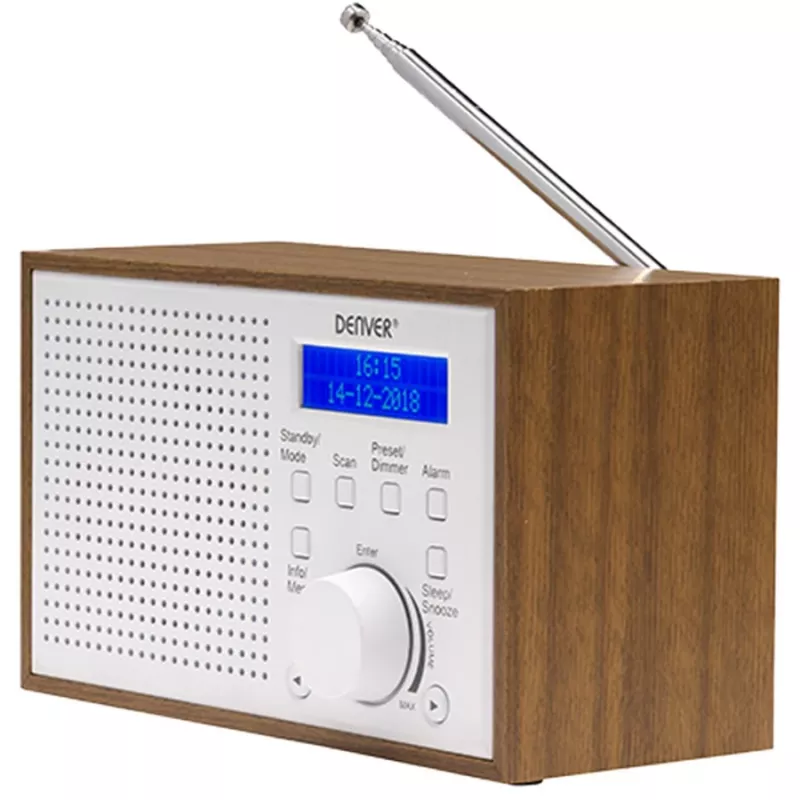 Denver DAB-46 radio portátil DAB, blanca