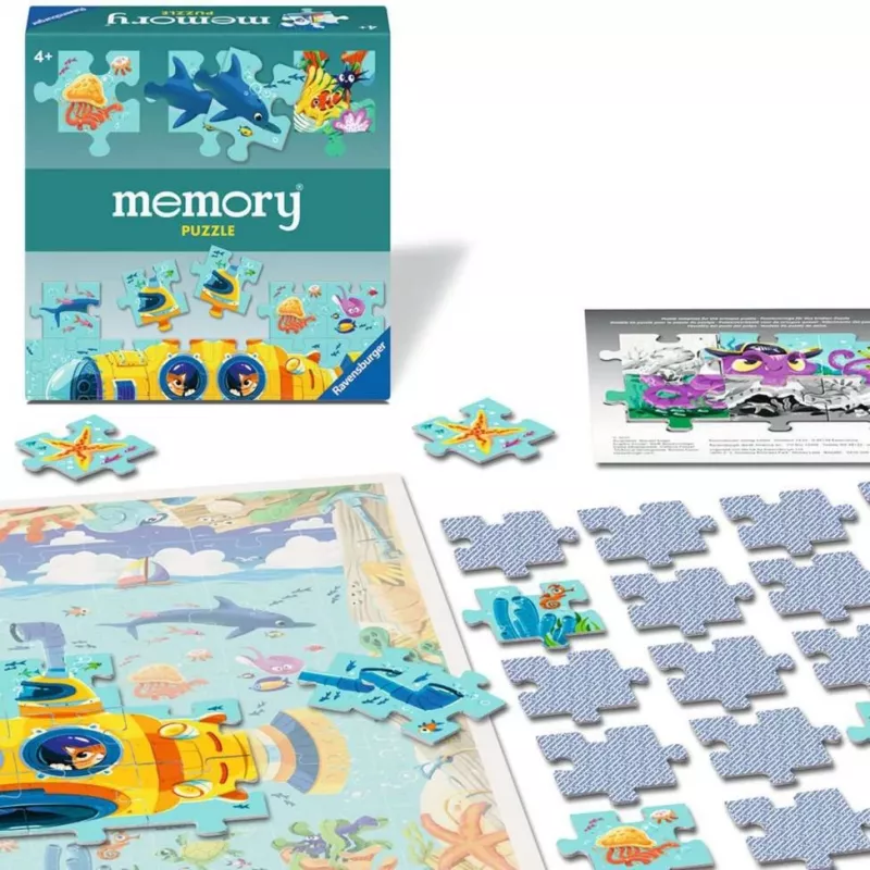 memory Puzzle Unterwasserwelt, juego de mesa