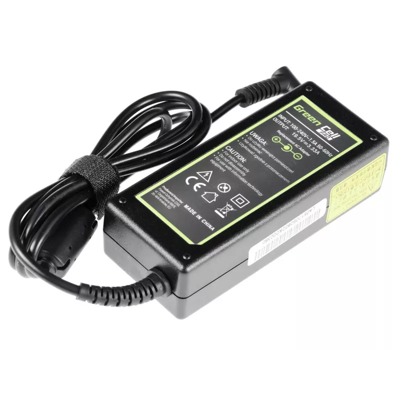 Green Cell AD49P fuente de alimentación/cargador para interiores 65 W negro