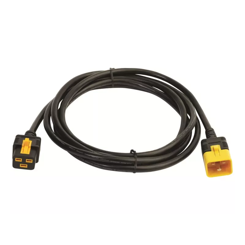 APC Cable de alimentación, bloqueable C19 a C20, 3,0 m