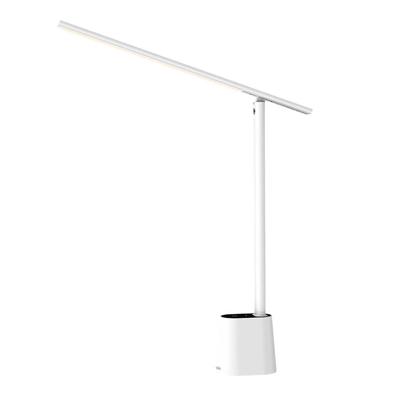 Lámpara de mesa Baseus Smart Eye Folding Rechargeable White — lámpara de mesa LED plegable, batería recargable, brazo y cabezal ajustables