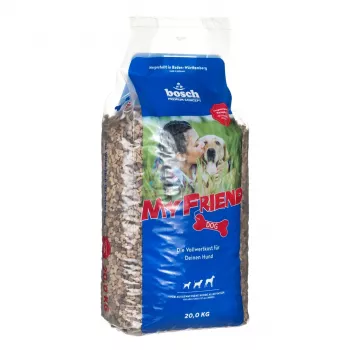 Pienso seco para perros Bosch MY FRIEND, ave, saco de 20 kg, razas medianas adultas (11–25 kg), proteína 20%, grasa 7%