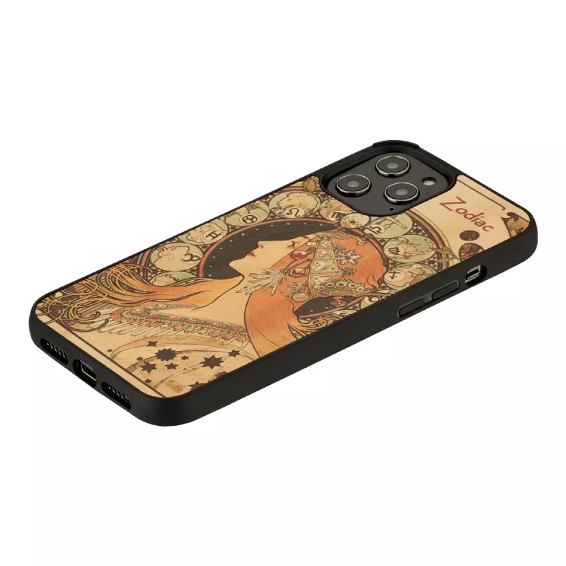 Funda para móvil man and wood para iPhone 12 Pro Max — zodiac negro