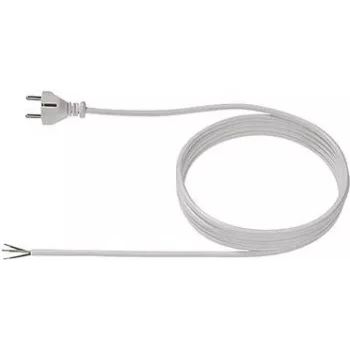 Bachmann 312.175 Cable de alimentación, CEE 7/7, 10 A, 3 m, negro