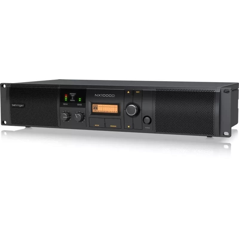 Behringer NX1000D amplificador de audio directo/escenario negro