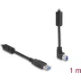 Cable USB DeLOCK conector macho Type-A a conector macho Type-B 90° acodado 1 m