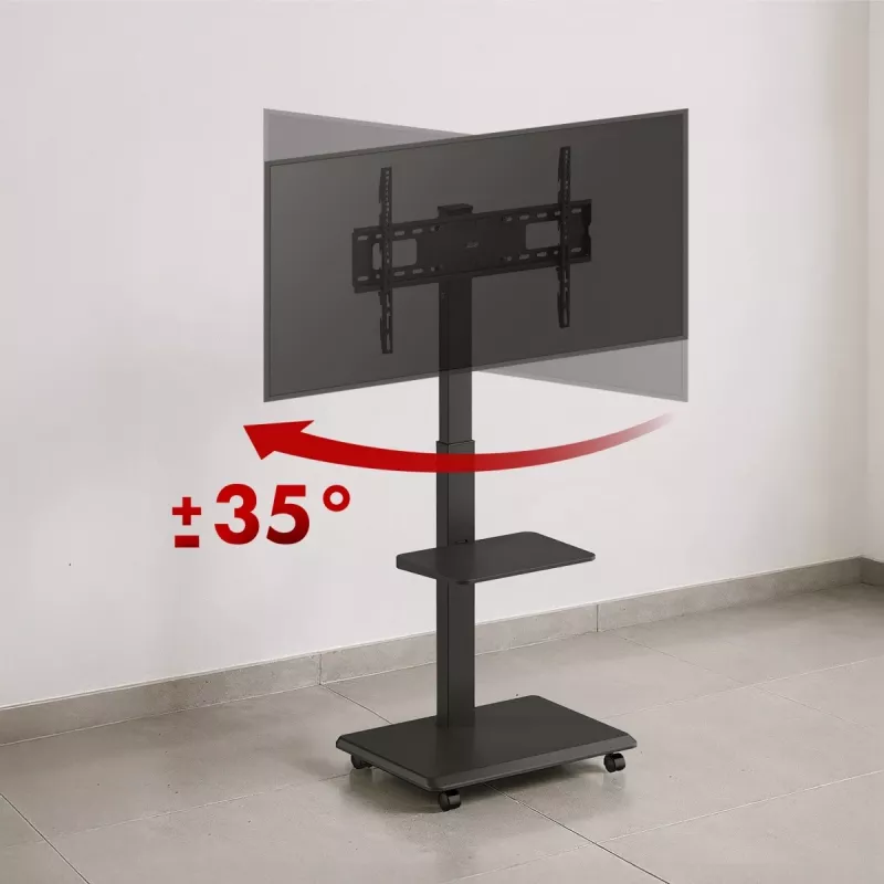 Soporte de TV ergo office ER-304 B, capacidad máx. 50 kg, VESA 600x400