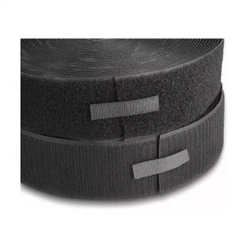 DeLOCK cinta de velcro Heavy-duty 25 m x 50 mm negro