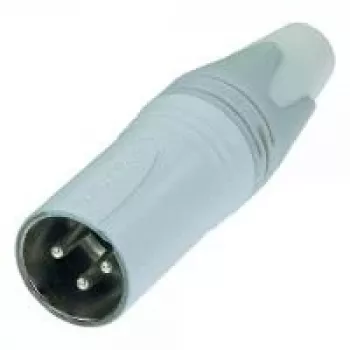 Conector XLR NEUTRIK macho, recto número de polos: 3 blanco NC3MXX-WT 1 ud. (NC3MXX-WT)