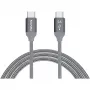 Cable USB Nevox 1654 USB 2.0 2 m USB C gris plata