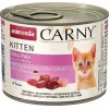 Comida húmeda para gatos animonda Carny Baby Paté 200 g — ternera y pollo, sin cereales, receta para gatitos, lata de apertura fácil
