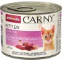 Comida húmeda para gatos animonda Carny Baby Paté 200 g — ternera y pollo, sin cereales, receta para gatitos, lata de apertura fácil